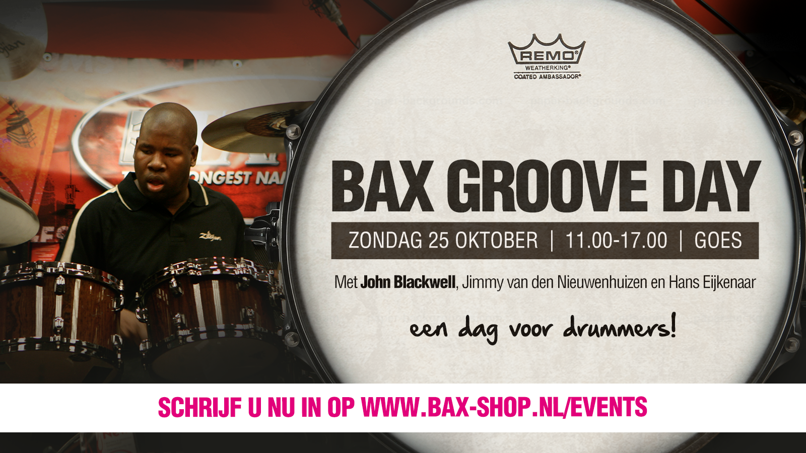 Drummer van Prince komt naar Goes Drummer van Prince komt naar Goes